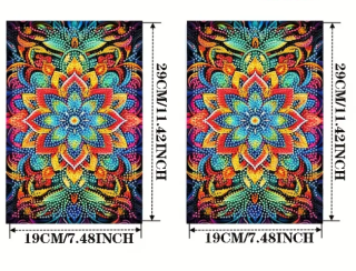 Preview: Diamond Painting 2er-Set Mandala Tischset